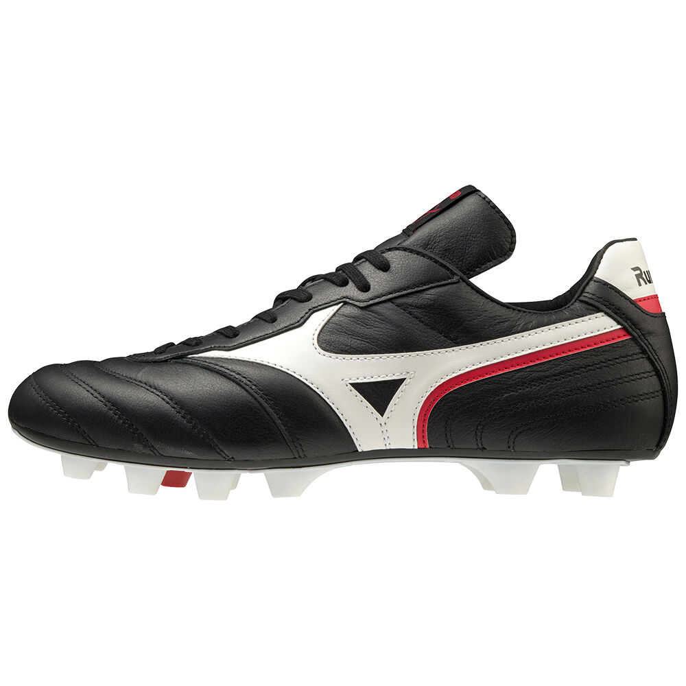 Panske Kopačky Mizuno Morelia Zero Japan Čierne/Biele/Červené Vypredaj HMVR70582
